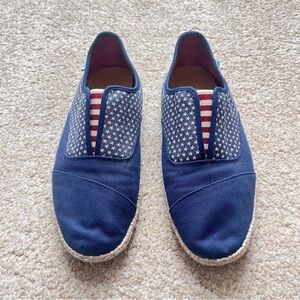Toms Palmera Americana Canvas shoes sz 10